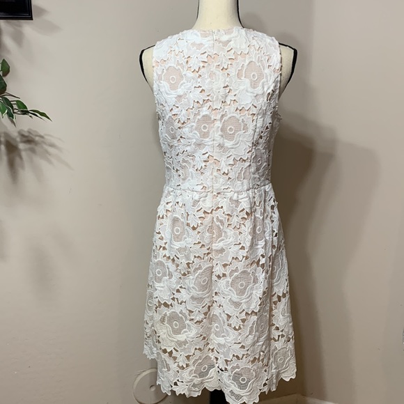 Brixon Ivy Cream Colored Lace Dress Size M - Picture 4 of 7